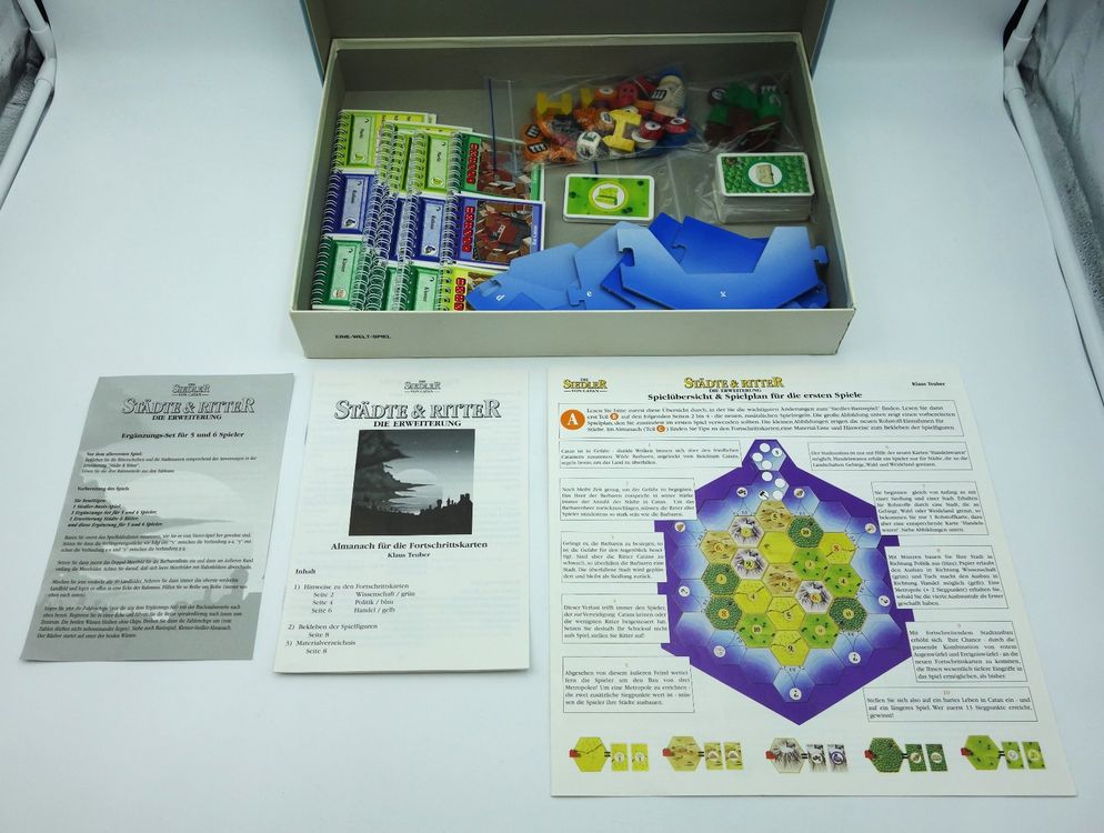 Die Siedler von Catan Städte und Ritter +Erweiterung 56 Sp. Kaufen auf Ricardo