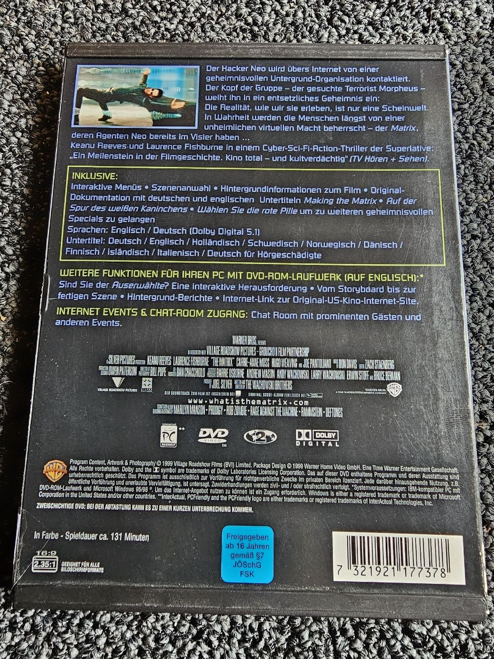 Alle DVDs: The Matrix DVD (19896) – Gebraucht aus Ruswil von jan_bxl5 1