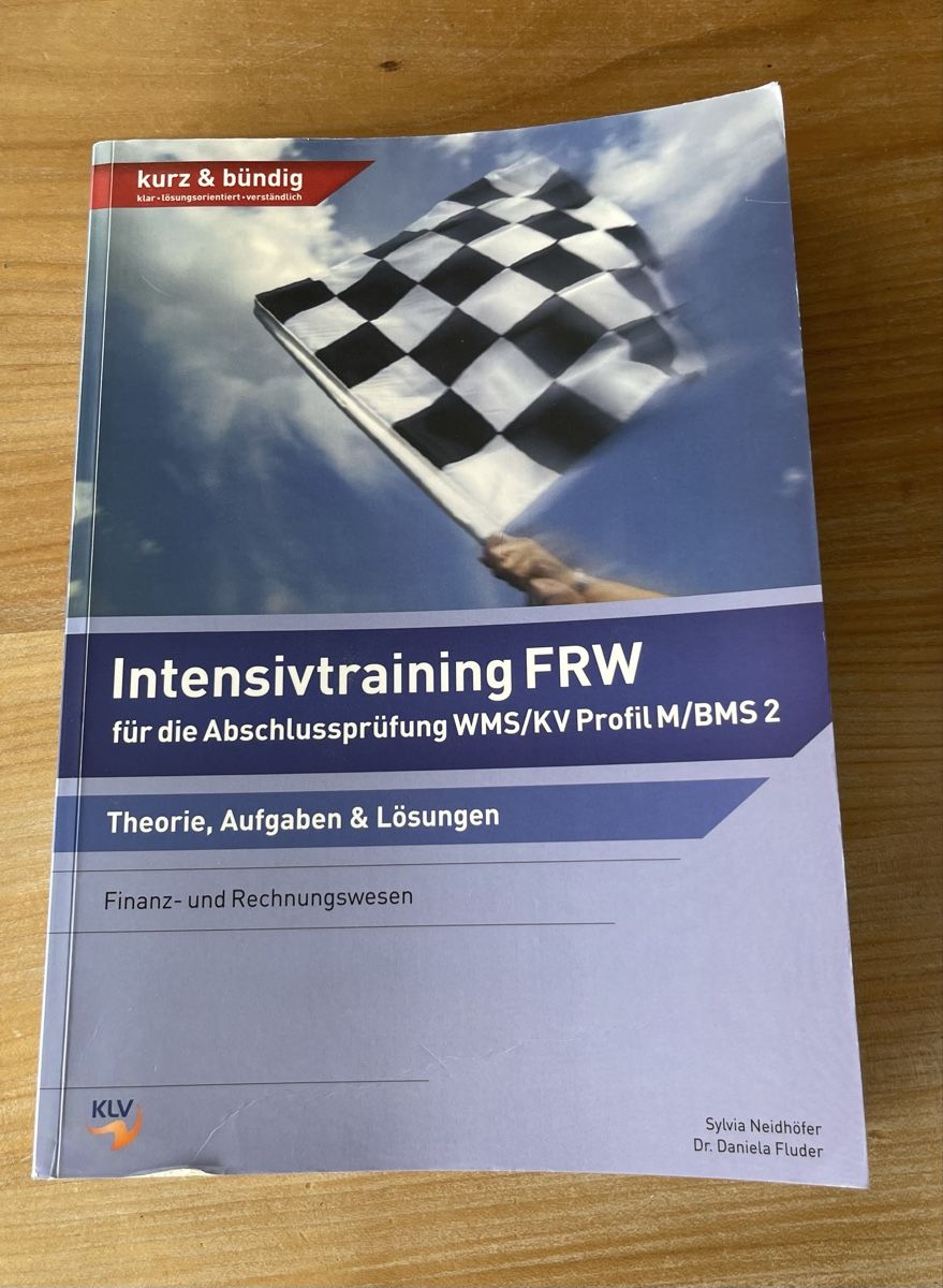 Libri: Intensivtrainig FRW BSM Buch – Usato da Widen venduto da Lupina2000