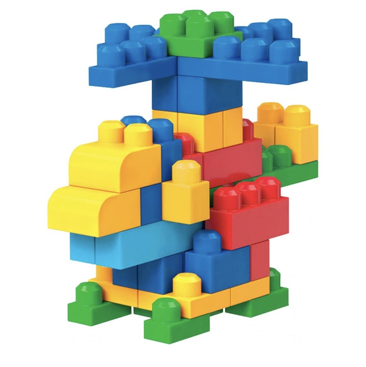 Fisher-Price Giocattoli: Mega Bloks First Builders, 80 Teile, Bauspass für Kinder – Nuovo (secondo la descrizione) da Steffisburg venduto da TelmaG 2