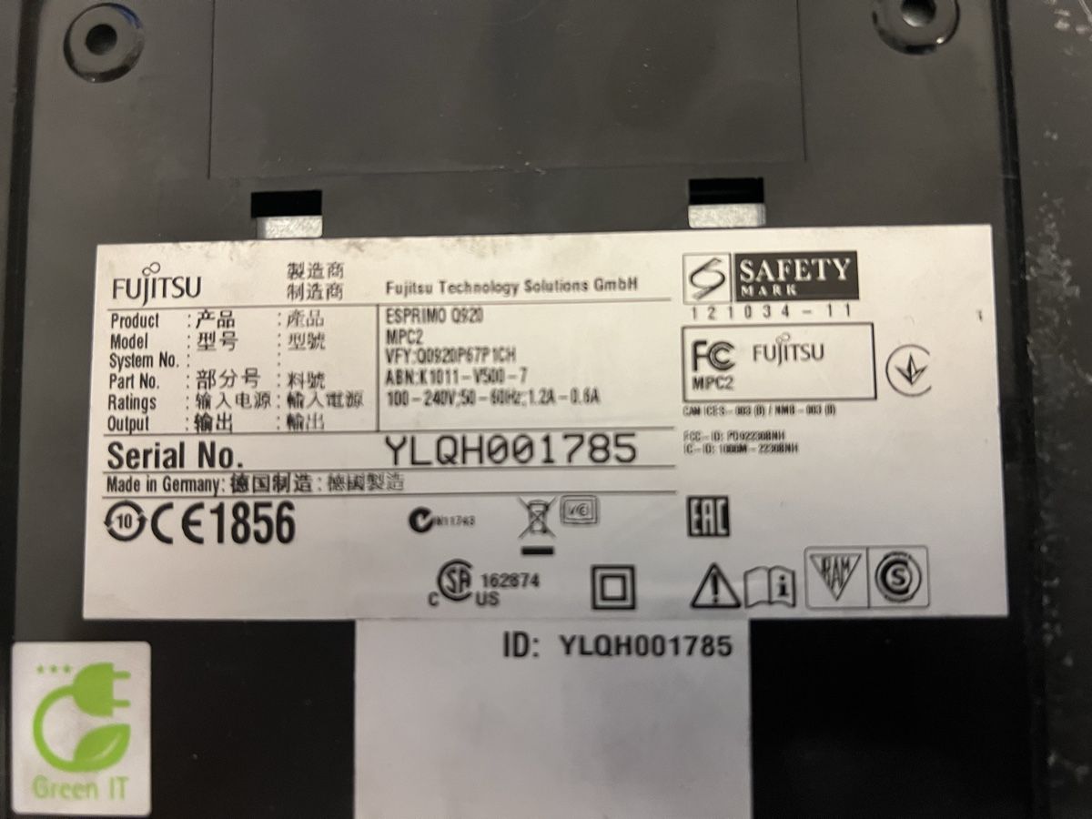 PC Fujitsu Esprimo Q920 i7 8Go RAM 512GB SSD Win Pro (Gebraucht) in ...