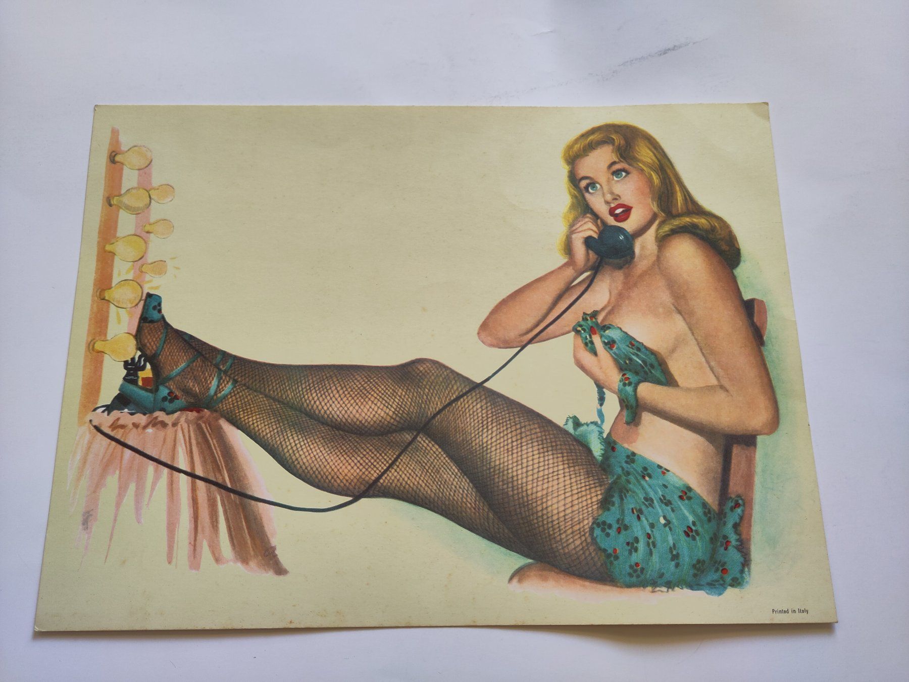 Poster & Bilder: Pinup aus Italien ca. 1950 – Gebraucht aus Schaffhausen von RolfMeister