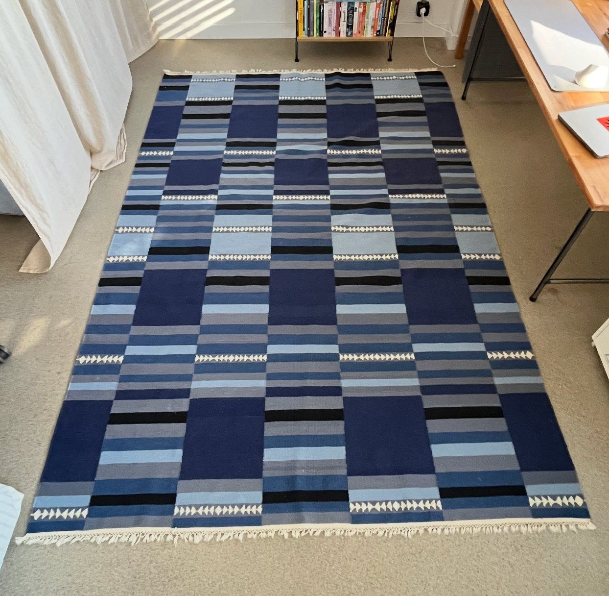 Ikea Tappeti: IKEA TRANGET Teppich, Blau 240x170 cm – Usato da Regensdorf venduto da mo_do_b