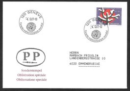 Sonderbrief S. 1293 Congres Météorologiques Genève 4.5.1987