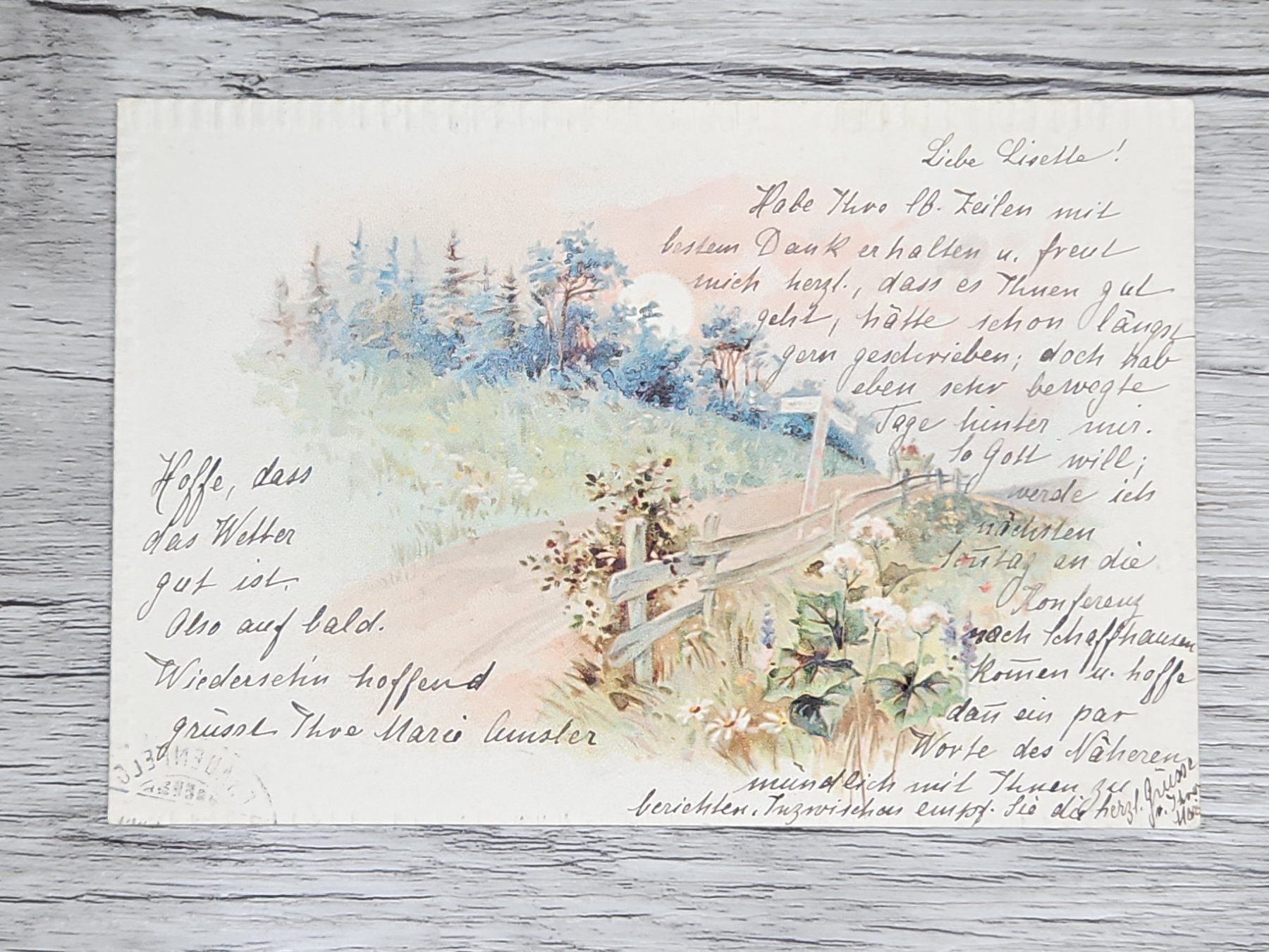 Tutti i francobolli: CL04 Carte Postale + Timbre Suisse 1904 – Usato da Cousset venduto da Patrick_Collections