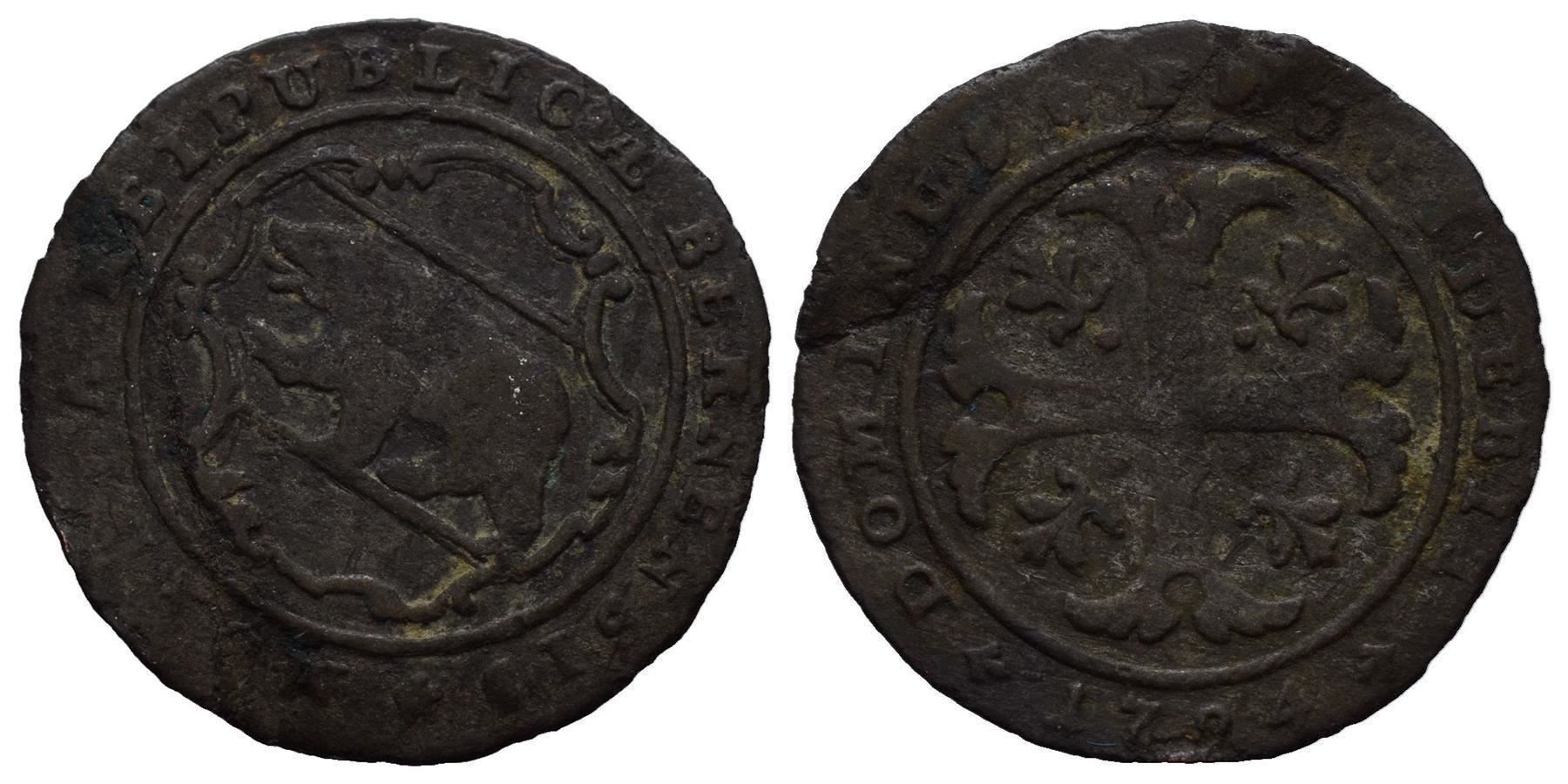 Alle Münzen: Bern Halbbatzen 1794  /3560 – Gebraucht aus Trimbach von Solothurn1