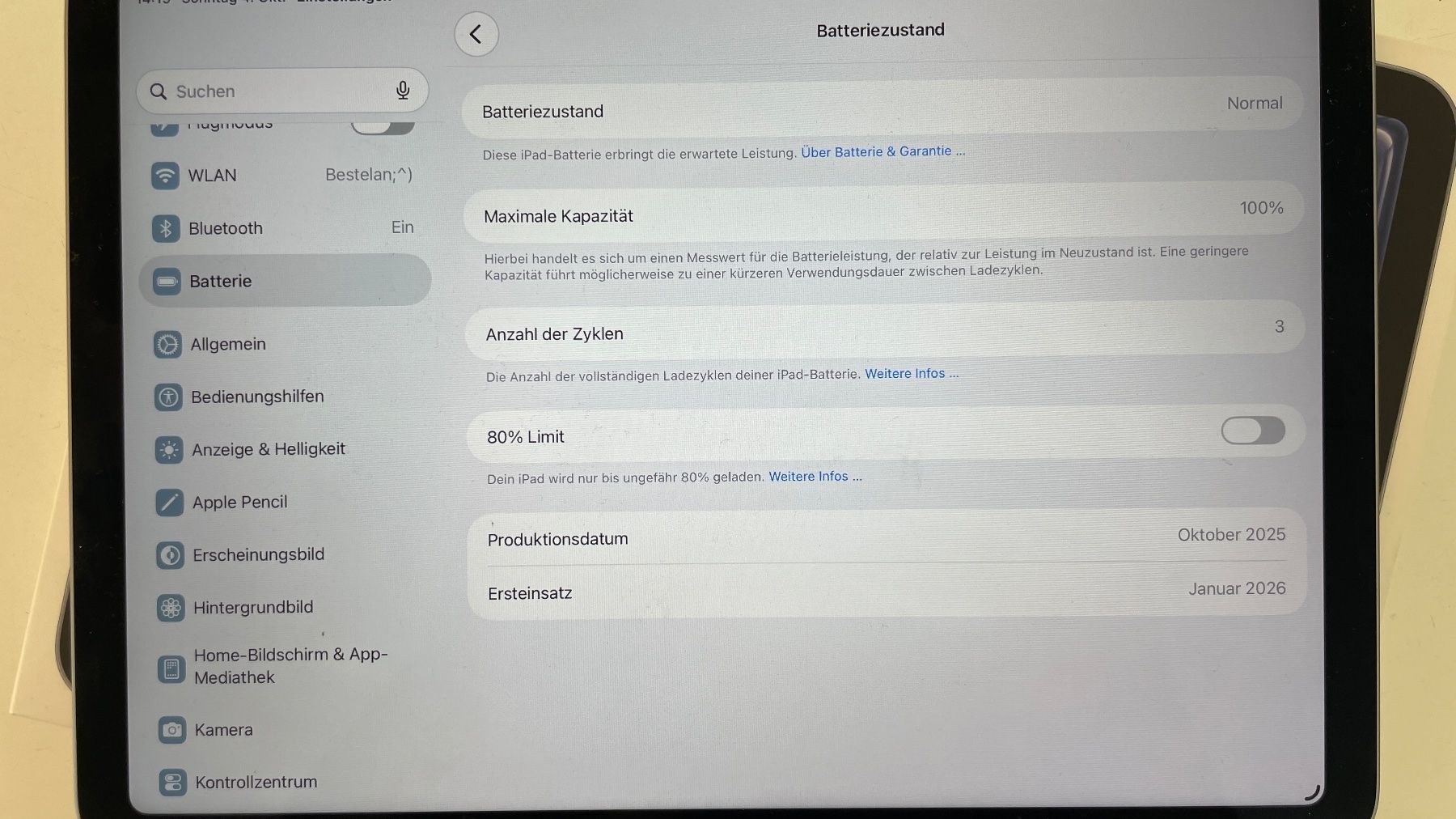 Apple Tablet PC: iPad Air 11" M3 – Nuovo (secondo la descrizione) da Zürich venduto da noisebox 3