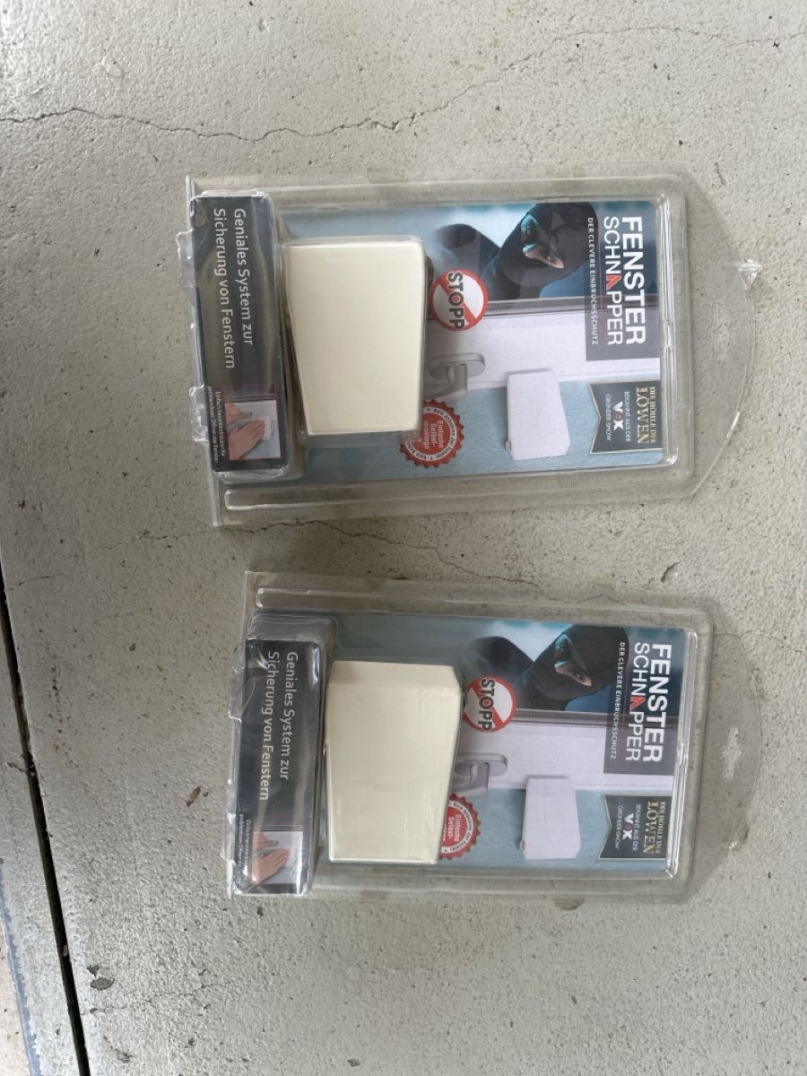 Sistemi d'allarme: 2x Fenster Schnapper - Neu & Originalverpackt! – Nuovo (secondo la descrizione) da Bichelsee venduto da 123Tremp321 2