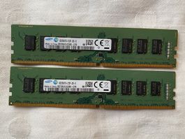 2× Samsung 8GB DDR4 2400 RAM (16GB)