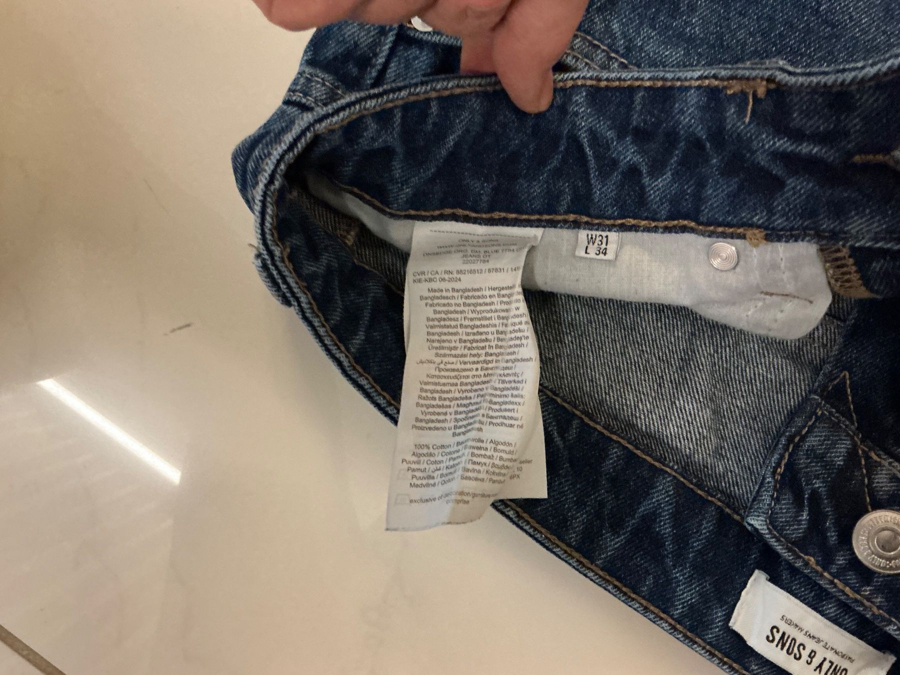 Jeans: Neuwertige Jeans Gr.31/34 Only&Sons – Nuovo (secondo la descrizione) da Biel-Benken BL venduto da Sahra1 4
