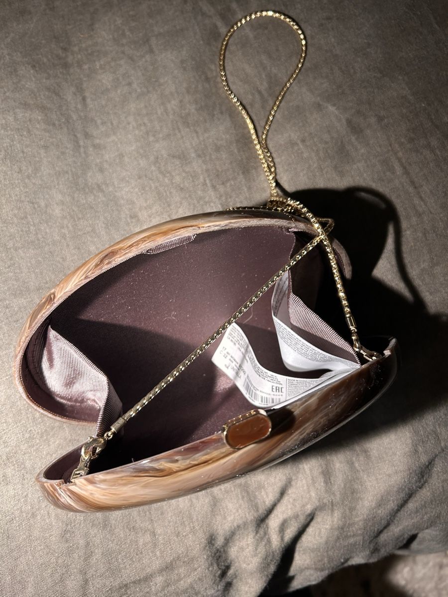Mango Borse da donna: Mango Brown Marble Evening Clutch – Nuovo (secondo la descrizione) da Territet venduto da gue_s7rn 2