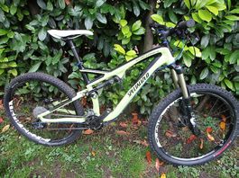 SPEZIALIZED STUMPJUMPER Alu MTB Fully Gr M 45cm 26" 12,4kg