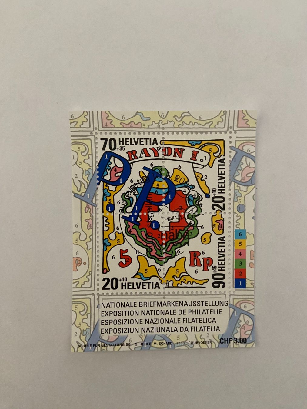 Tutti i francobolli: HELVETIA / BLOC DE 4  TIMBRES / 2000 – Usato da Corcelles-près-Payerne venduto da 1562Comics