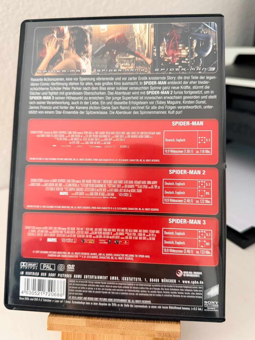 Tutti i DVDs: Spiderman DVD Collection – Usato da Binningen venduto da samorga21 2