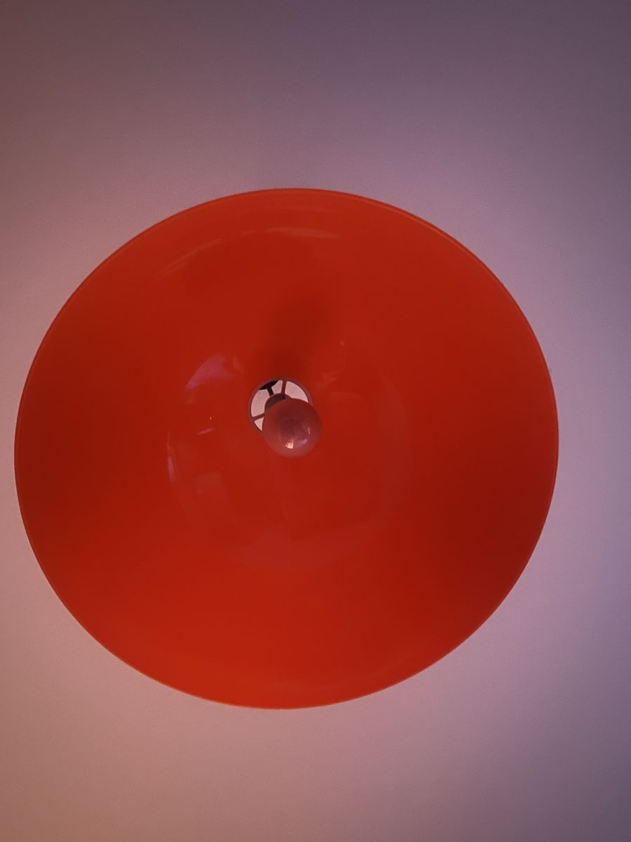 Lustres & lampes de plafonds: 70ies Deckenlampe orange – D'occasion à Wabern par Housi78 2