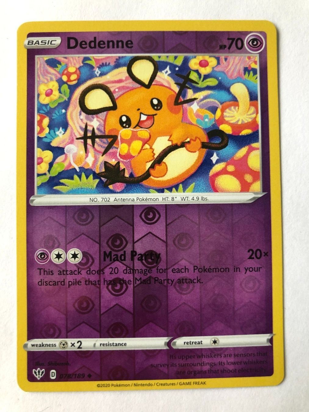 Pokémon Carte collezionabili: Dedenne - Reverse Holo - Pokemon TCG – Nuovo (secondo la descrizione) da Nussbaumen AG venduto da Pika-Shop