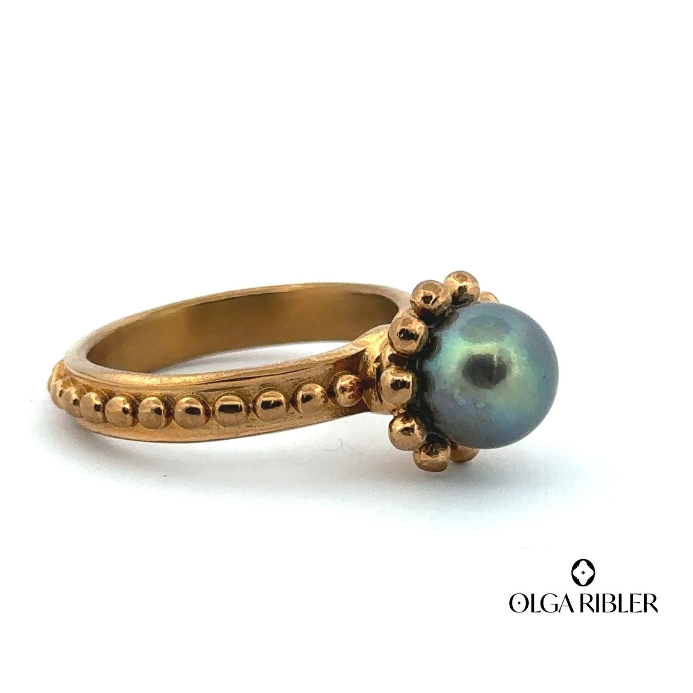 Olga Ribler Anelli: Edelstahl Ring mit Perle Ringgrösse 58 – Nuovo (secondo la descrizione) da Luzern venduto da Schmuckoutlet 5