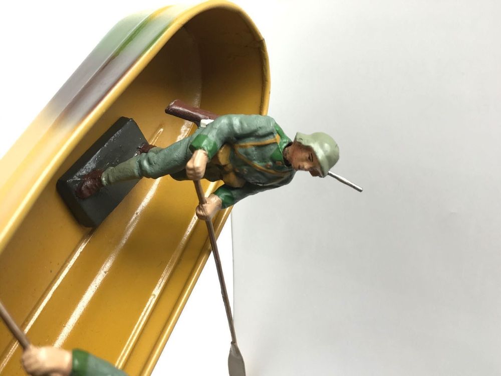 Elastolin Jouets: Lineol Soldaten mit Ponton – D'occasion à Oberrieden par BEN-HUR 3