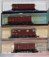 Roco Spur N - Set mit 4 Güterwagen - aus Sammlung