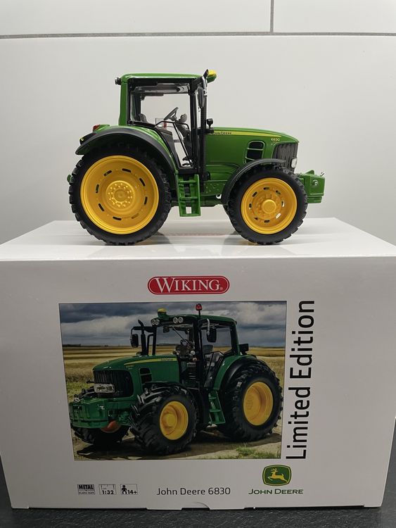 John Deere 6830 Wiking 1:32 Roues culture (Neu und