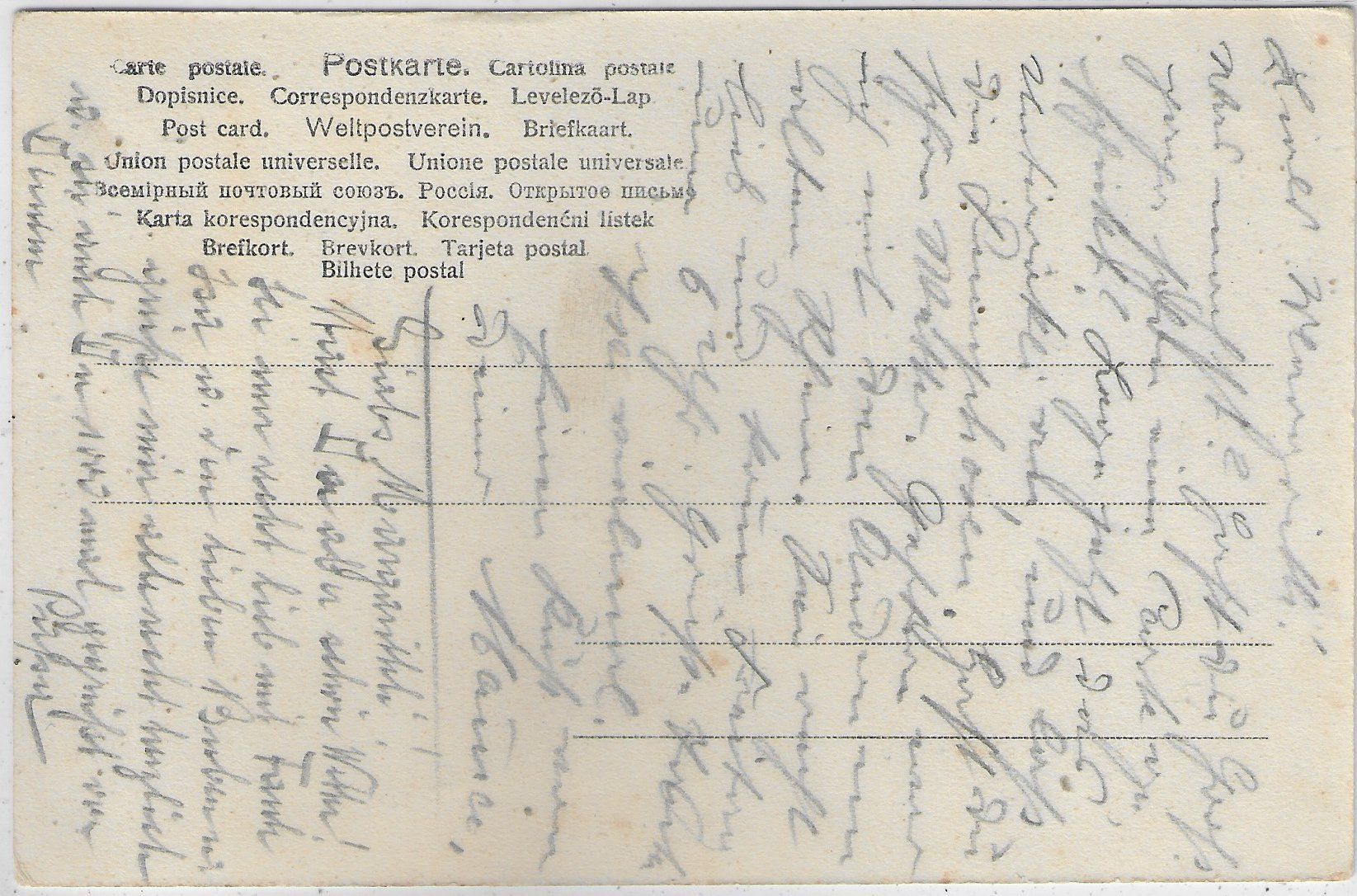 Cartoline postali: Vier Kleine Kinder mit Schwein, Kleeblatt – Usato da Ettingen venduto da Kartenplanet 1