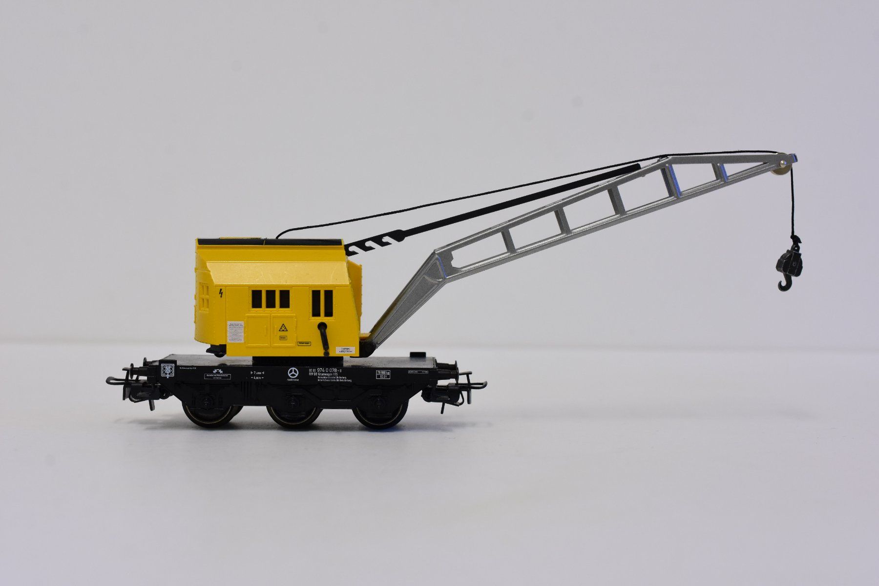 Märklin Modellini di ferrovie: Märklin Kranwagen ohne OVP – Usato da Lohn-Ammannsegg venduto da 1monika
