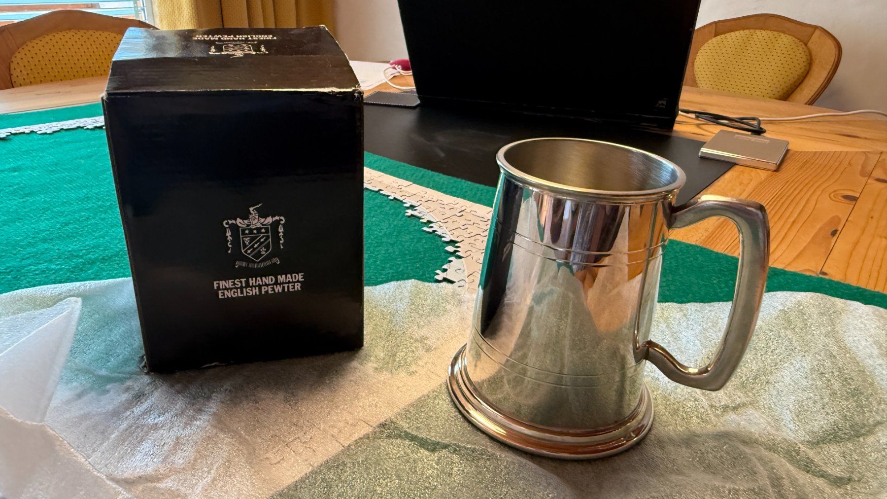 Tassen: Pewter flask/mug – Gebraucht aus Gstaad von suecom