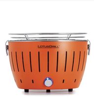 LotusGrill Orange Portable Charcoal Grill New