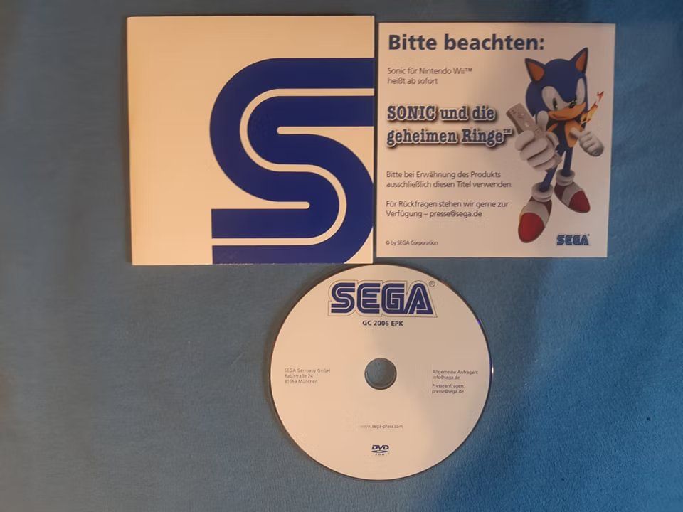 Sega Giochi: SEGA EPK 2006 Assets Disc (Gamescom) – Usato da leytron venduto da willowlepetit