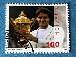 Nr.1229 GESTEMPELT Roger Federer 2007   