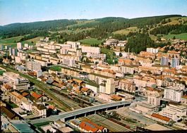 LA CHAUX-DE-FONDS vue aérienne
