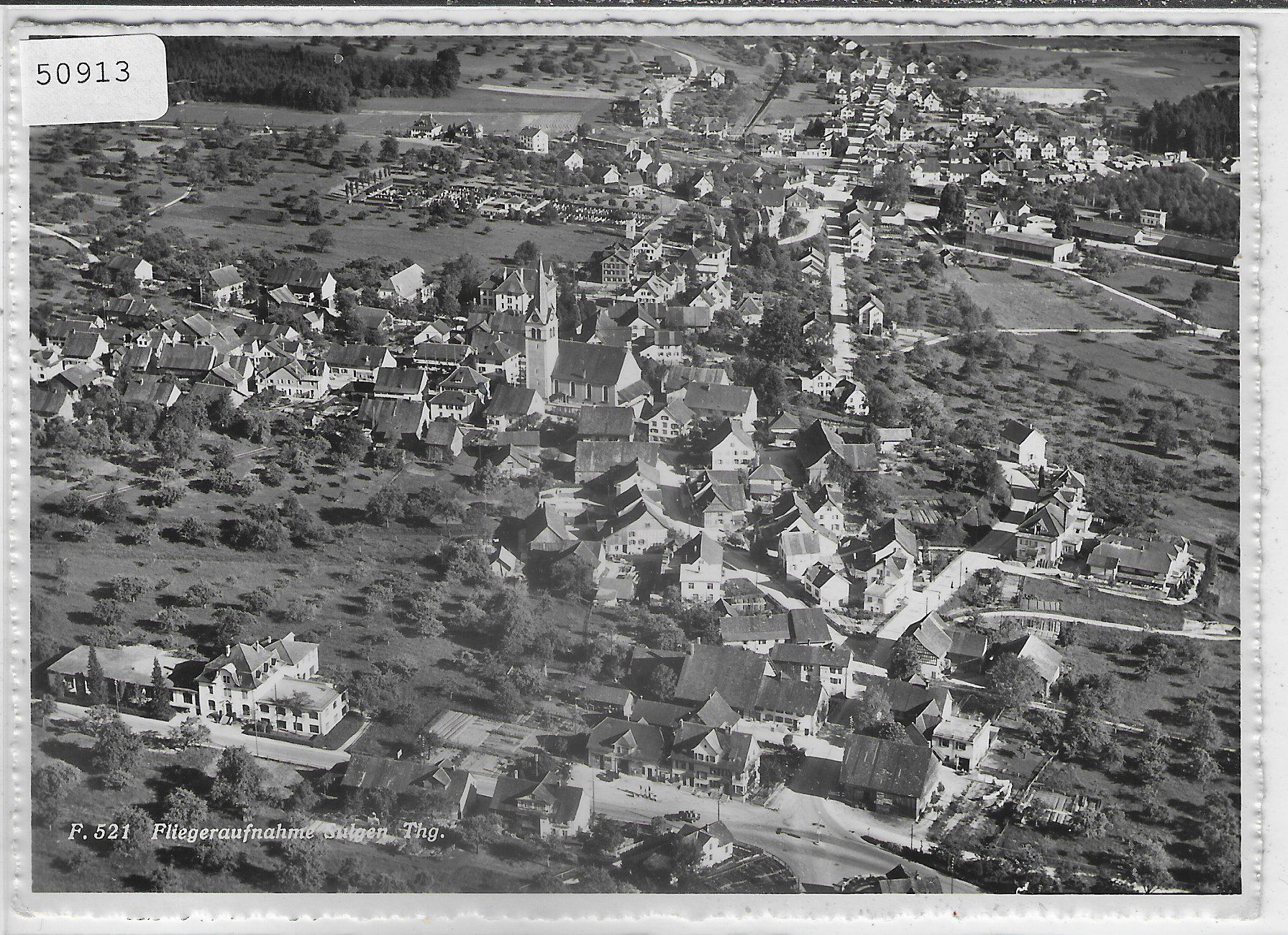 Cartoline postali: Flugaufnahme Sulgen TG – Usato da Ettingen venduto da Kartenplanet