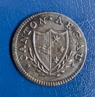 Kantonsmünze Aargau, 2 Rappen 1816, ss!