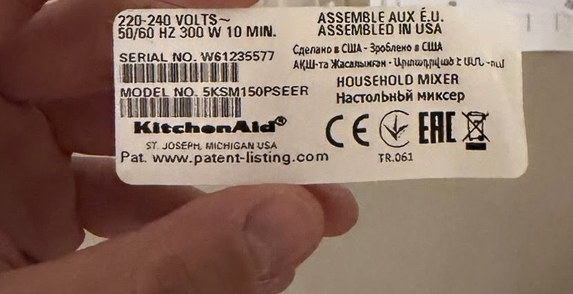 Kitchenaid Küchengeräte: Kitchenaid rot 5KSM150 – Gebraucht aus Goldach von aleksmilovas 7