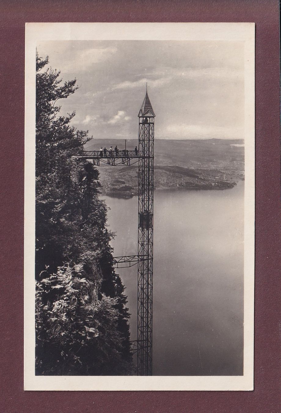 Cartes postales: BÜRGENSTOCK - Aufzug – D'occasion à Pully par nicecards