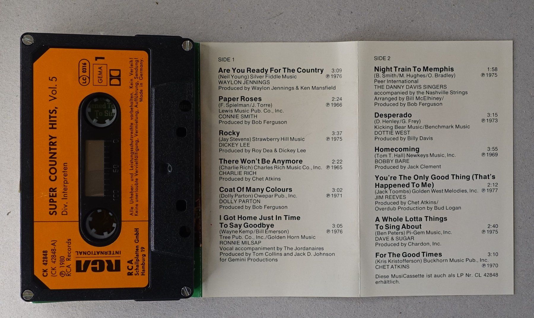 Musicassette: Super Country Hits Vol. 5 – Usato da Sessa venduto da discoverymedia 1