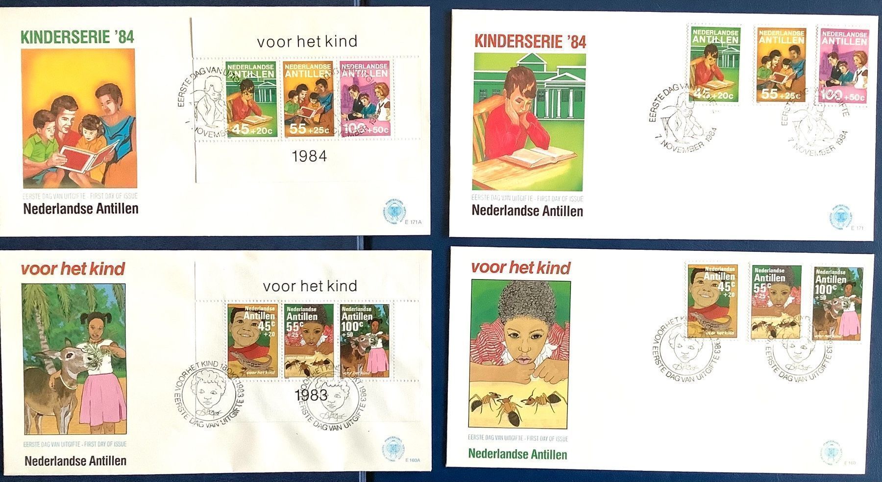 Alle Briefmarken: 1983-84  FDC Niederländische Antillen – Neu (gemäss Beschreibung) aus Liestal von Pep3