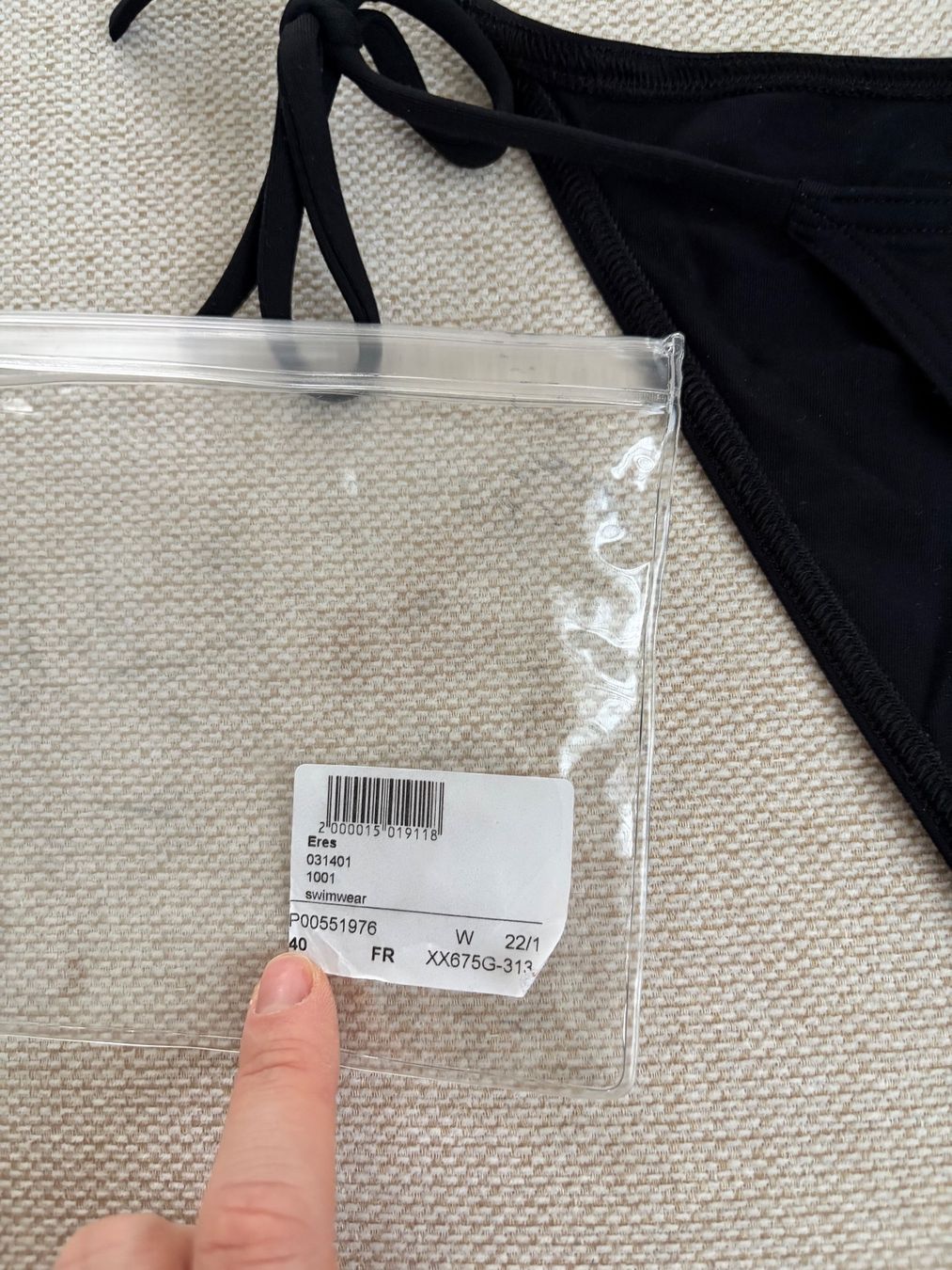 Costumi da bagno & Bikini: Eres Bikini Schwarz Gr. S/M wie neu – Nuovo (secondo la descrizione) da Lachen SZ venduto da dar_hjg9 3