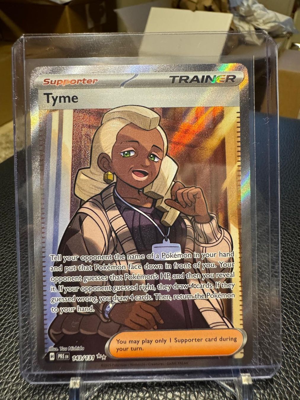 Pokémon Carte collezionabili: Tyme | Ultra Rare | PRE 143/131 | EN – Usato da Spreitenbach venduto da Snacky96