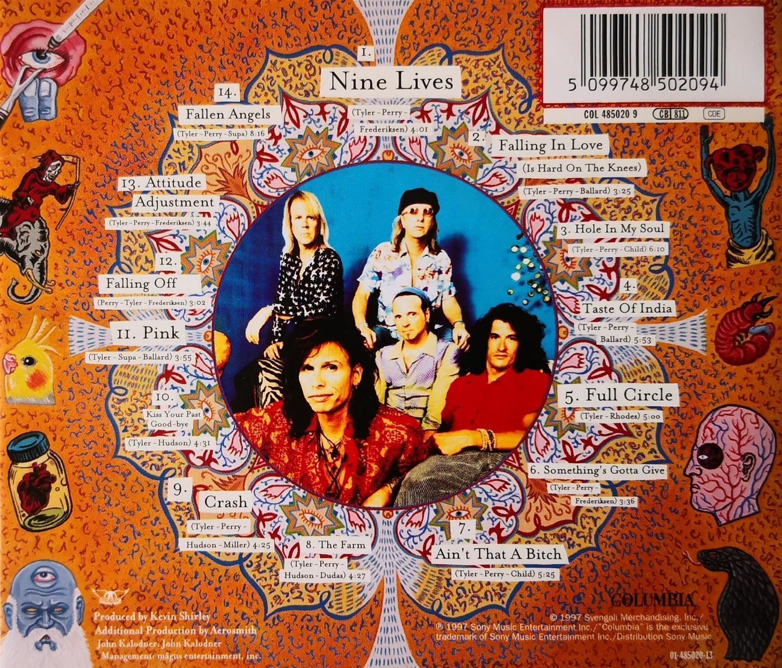 CD: AEROSMITH - NINE LIVES - 1997 CD – Usato da Greifensee venduto da scharmant 1
