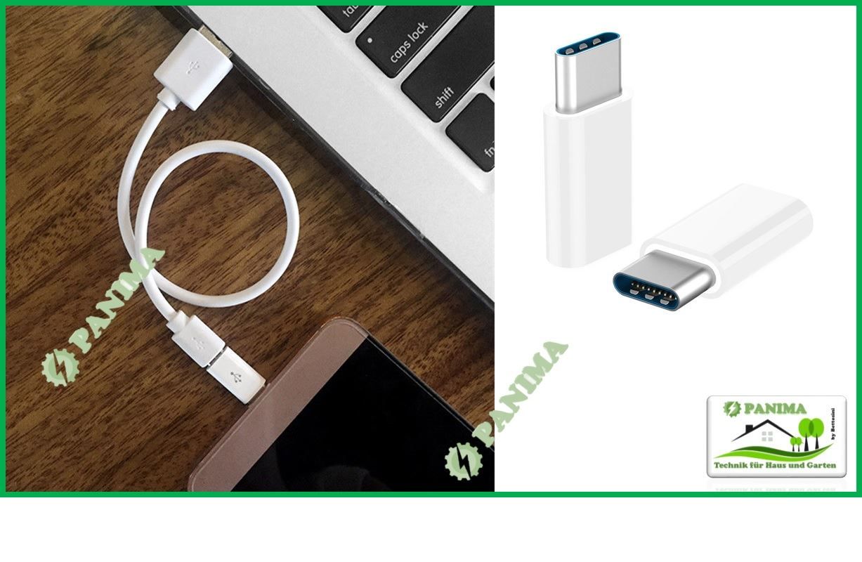 Altro: Micro USB auf USB C Adapter – Nuovo e nell'imballaggio originale da Luterbach venduto da PANIMA1 3