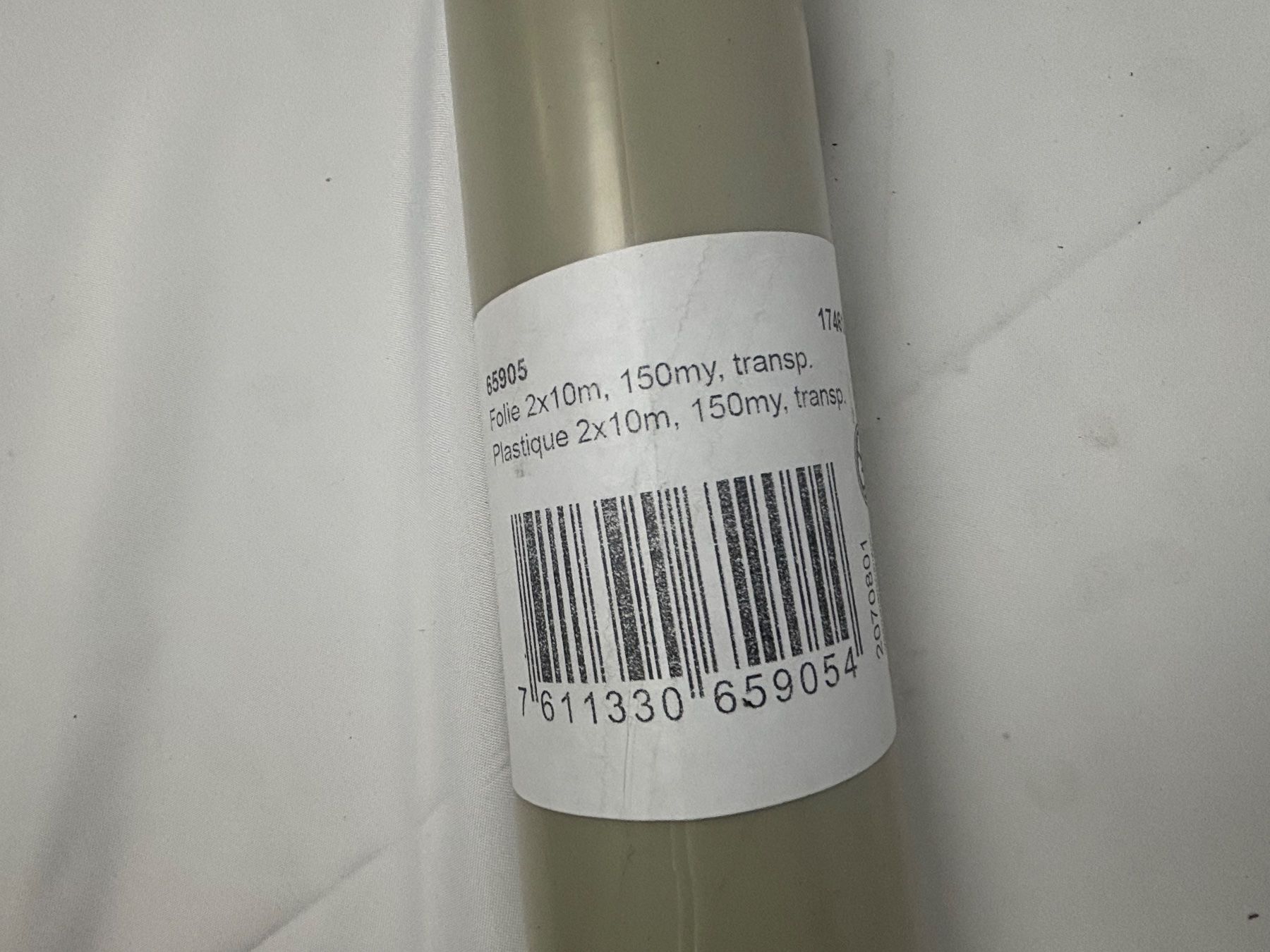 Fogli trasparenti: Abdeckfolie 2x10m 150my transparent – Nuovo e nell'imballaggio originale da Wettingen venduto da Wendemarket 1