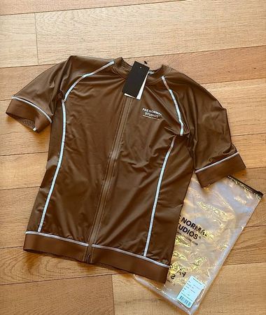 Pas Normal Studios Mechanism Jersey Brown Grösse L neu