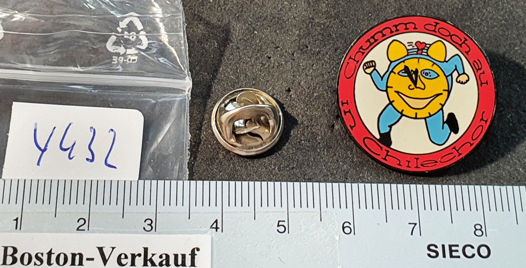 Placchette & Badge: Y432 - Pin Chumm doch au in Chilechor – Usato da Reinach BL venduto da Boston-Verkauf 2