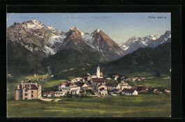 AK Fetan, Gesamtansicht mit Bergspitzen