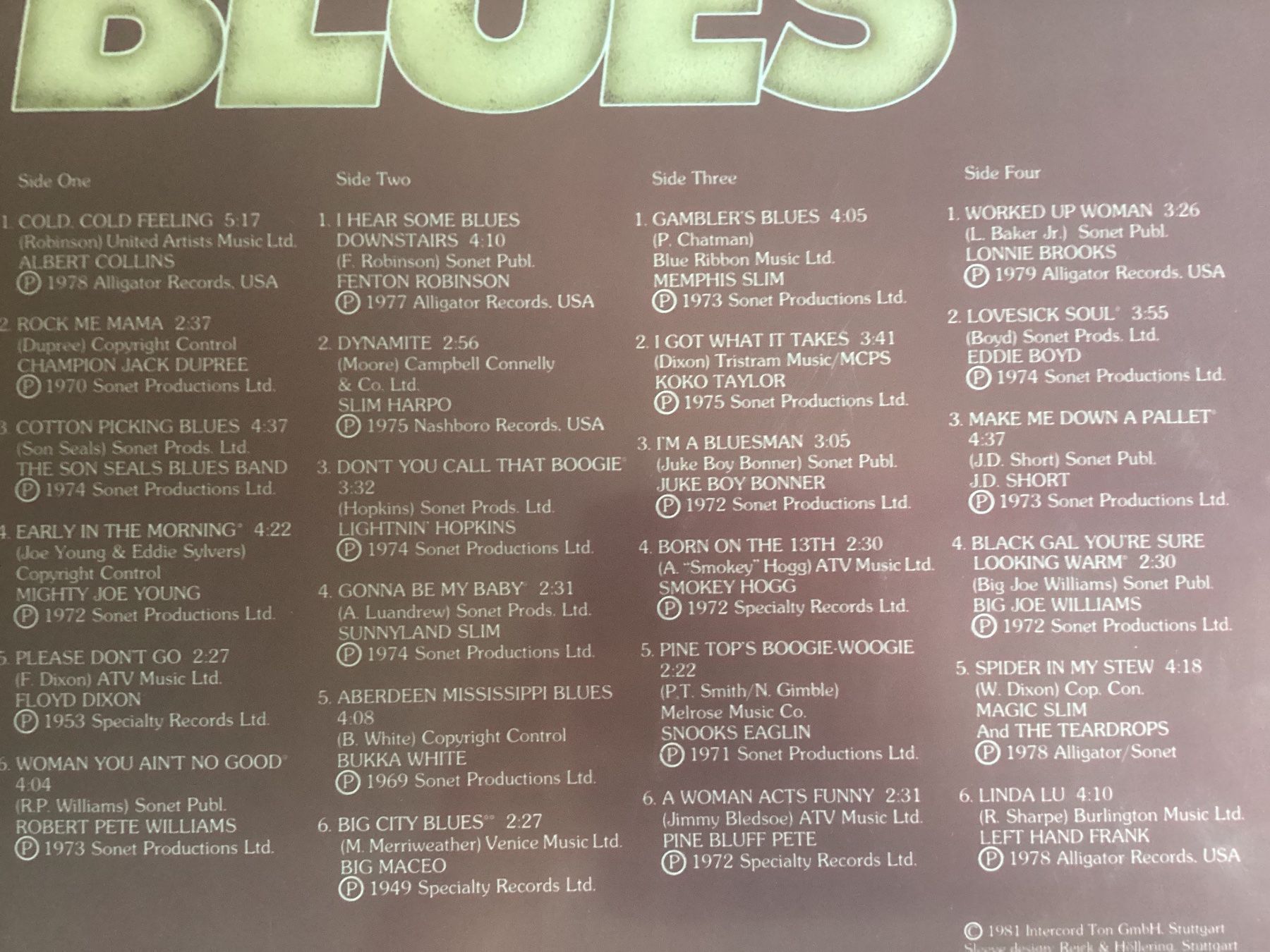Dischi in vinile: The Blues Doppel-LP - Vol. 6 – Usato da Gutenswil venduto da Hamzian 1