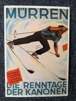 Mürren Ski-Postkarte von 1931, Original! Selt. Sammlerstück