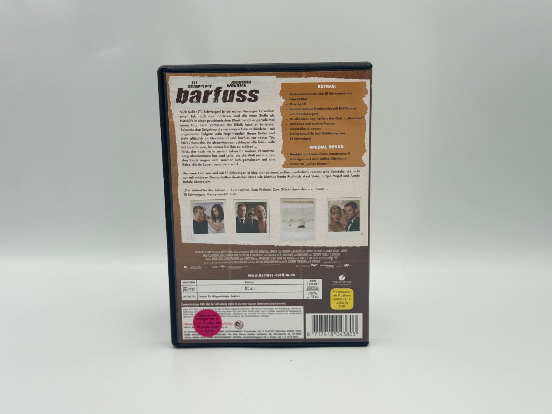 Tutti i DVDs: BARFUSS - Versand A-Post nur CHF 2.50! – Usato da Siblingen venduto da the_92m7 1