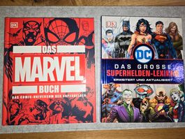 Das Marvel Buch + DC Das Grosse Superhelden-Lexikon