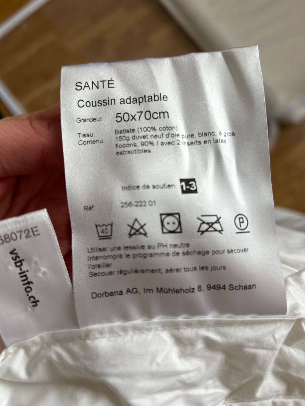 Cuscini: Oreiller ajustable / confort, ergonomie, anatomie correct – Nuovo (secondo la descrizione) da Biel/Bienne venduto da ponpon_bleu 1